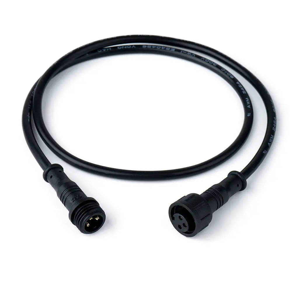 Xprite Remote Control Led Whip Light 2Ft 3 Pin Cable Extension 1