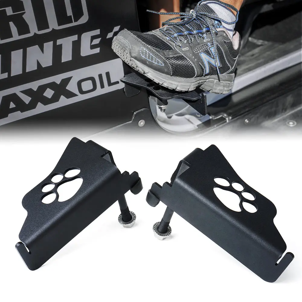 Xprite Front Foot Pegs With Paw Print For 2007-2018 Jeep Wrangler Jk 1