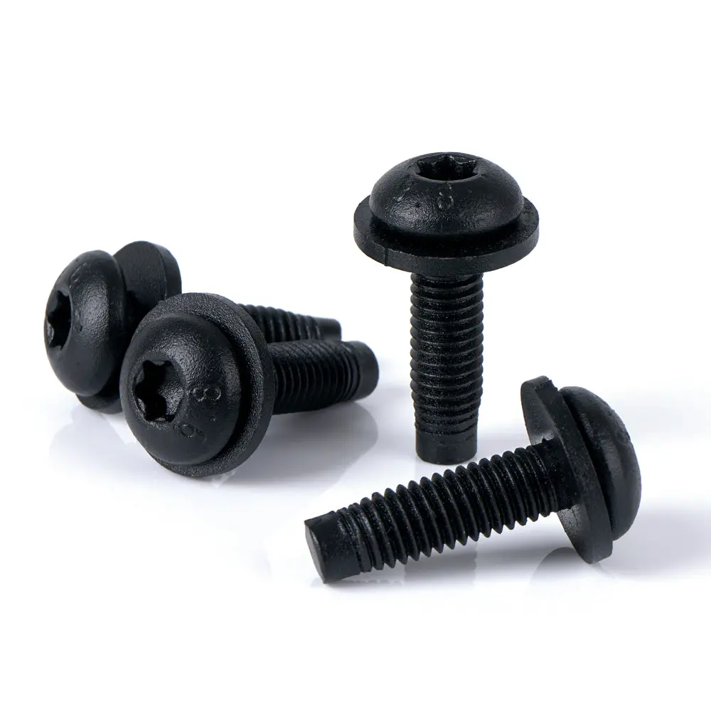 Xprite Set Of 4 Oem-Style Replacement M8 Torx Screws Bolts For Pillars, Windshield Frame, Hinges, Doors, Roll Bars - 2007-2017 Jeep Wrangler Jk 1