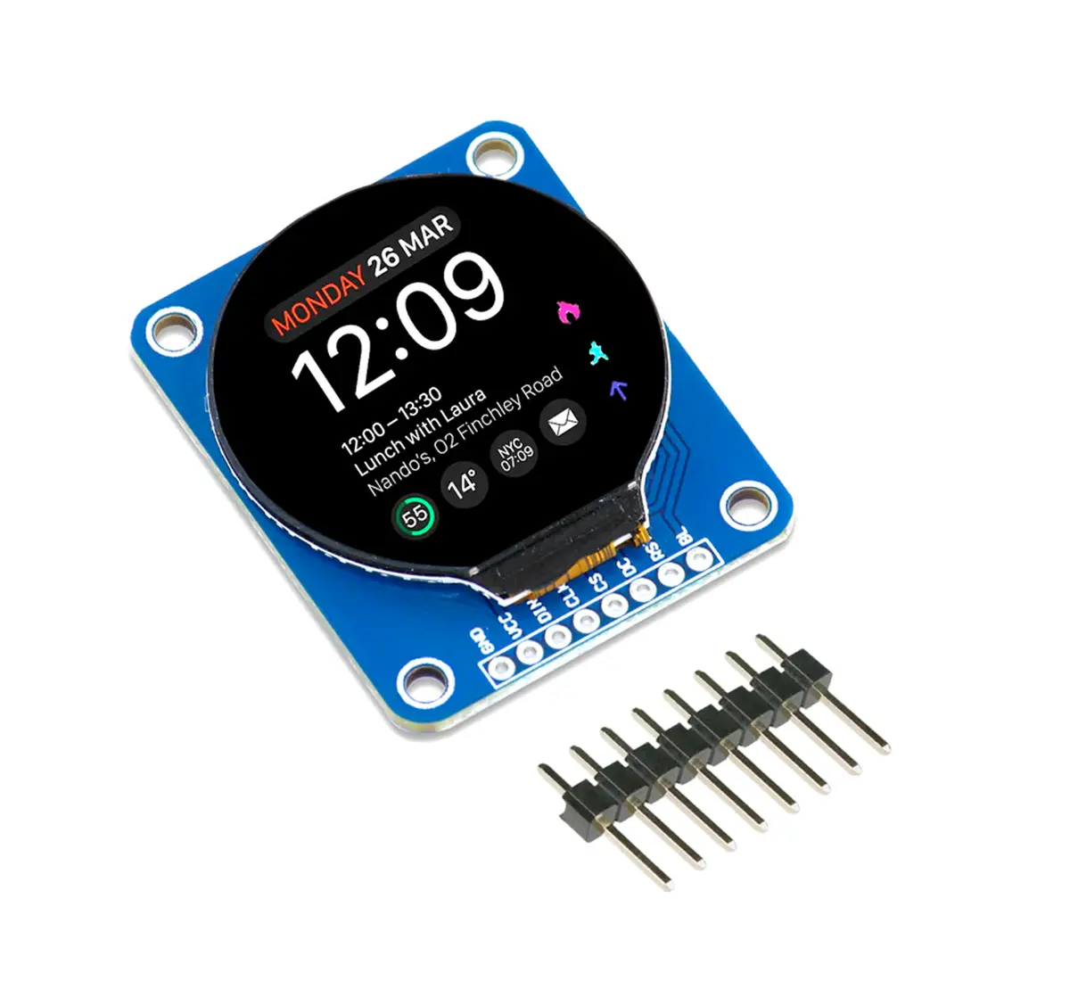 1.28” Round Lcd  Breakout 1