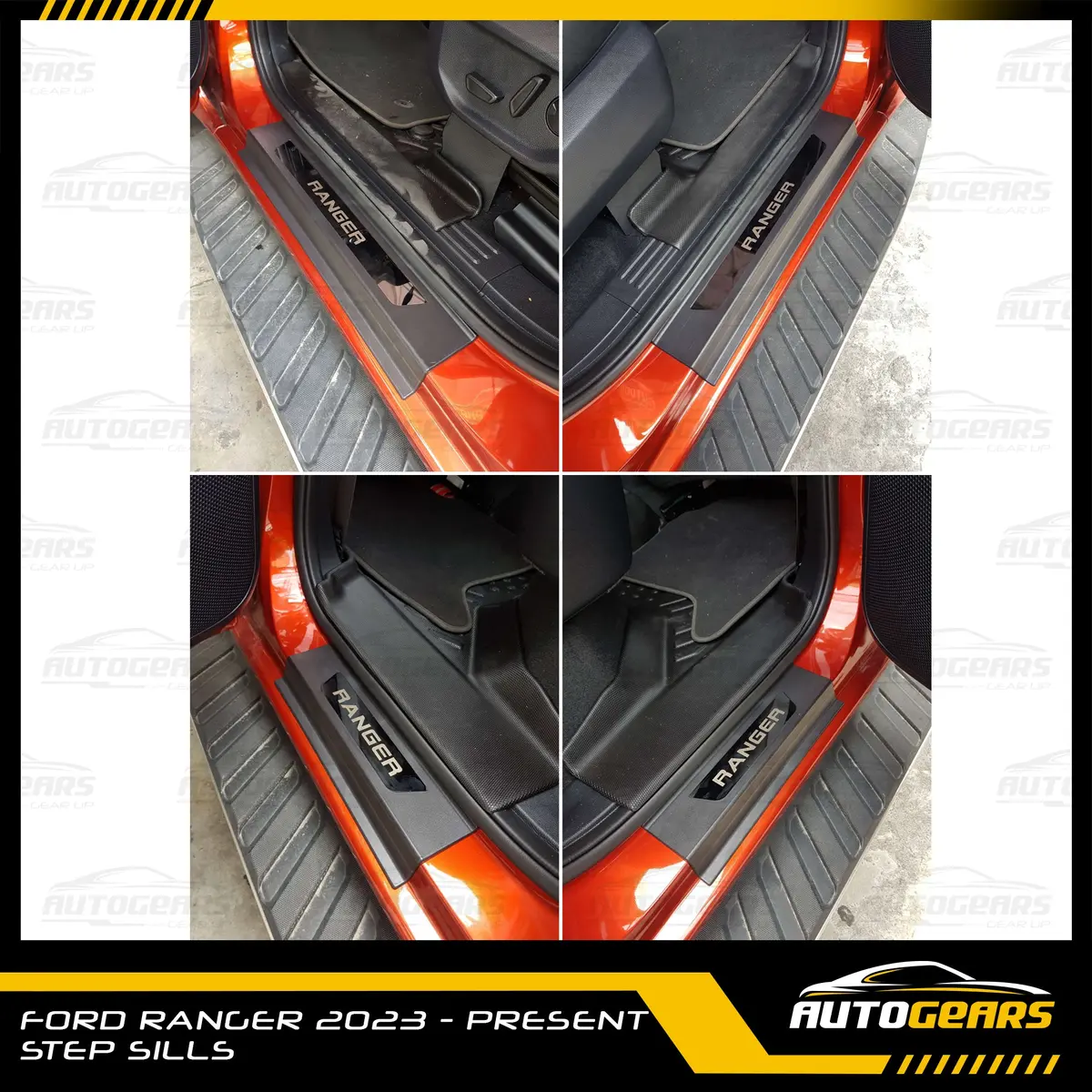 Ford Ranger Xl Xls Xlt Sport Wildtrak (2023 - 2026) Step Sills 1