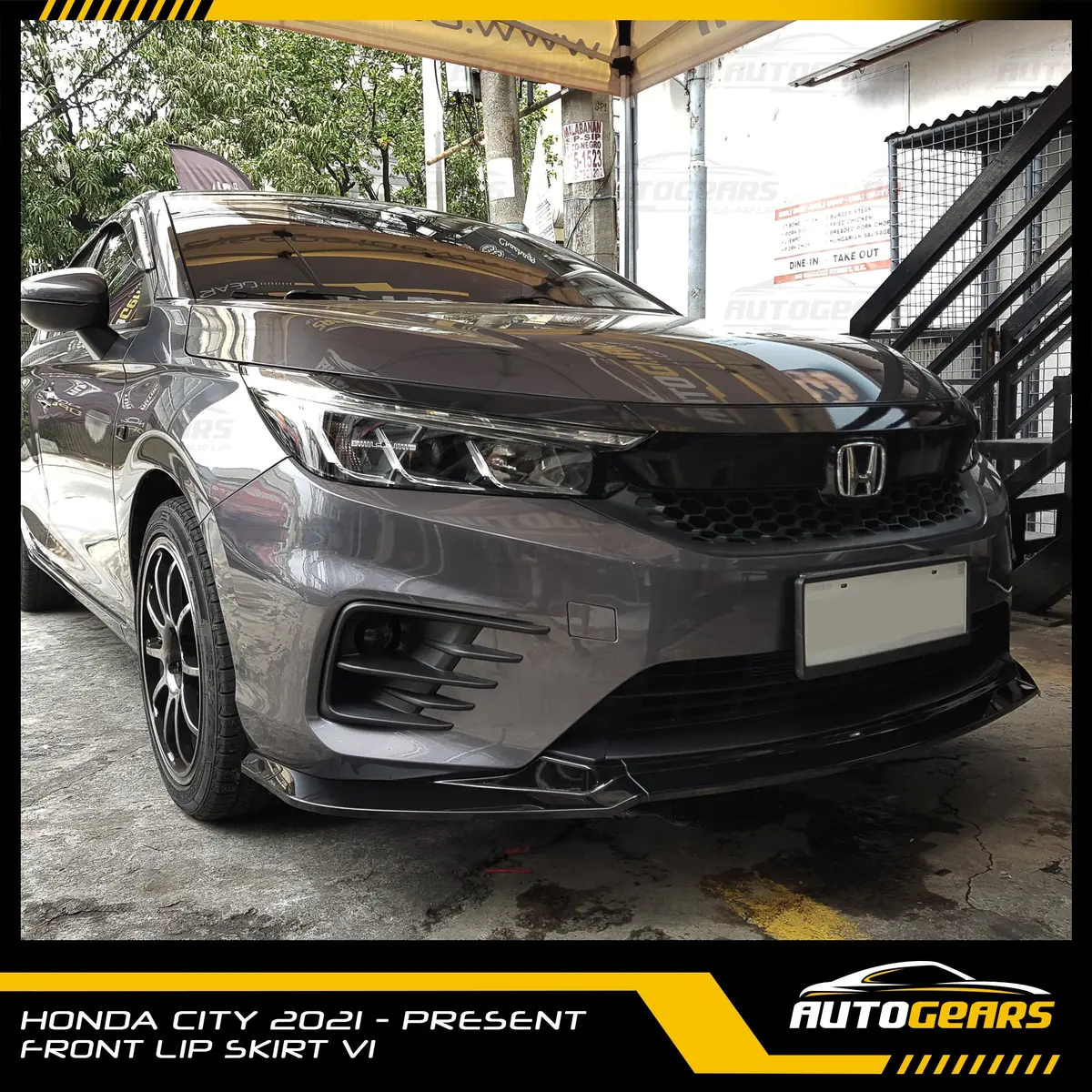 Honda City Gn (2021 - 2023) Rs Type Front Lip Skirts 1
