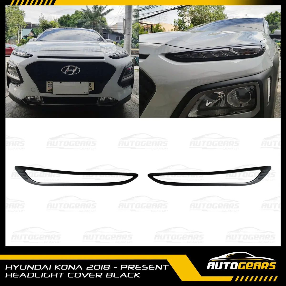 Hyundai Kona (2018 - 2022) Headlight Cover 1