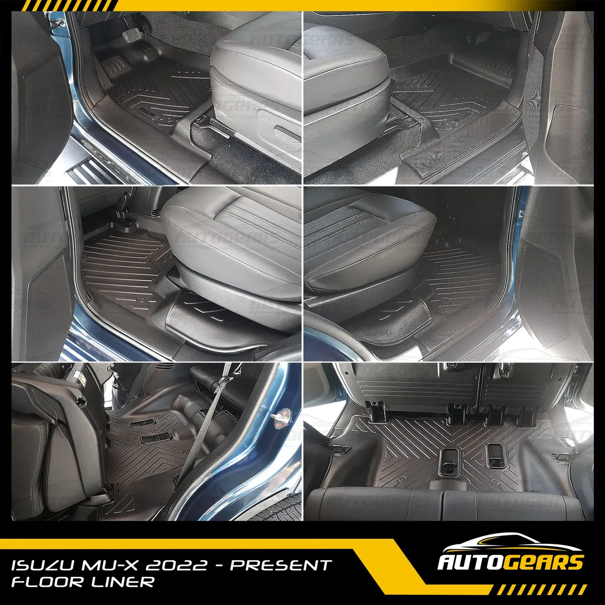 Isuzu Mux Mu-X (2022 - 2026) Deep Dish Matting | Floor Liners V1 1