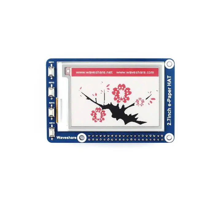 2.7Inch E-Paper E-Ink Display Hat For Raspberry Pi (264X176) 1