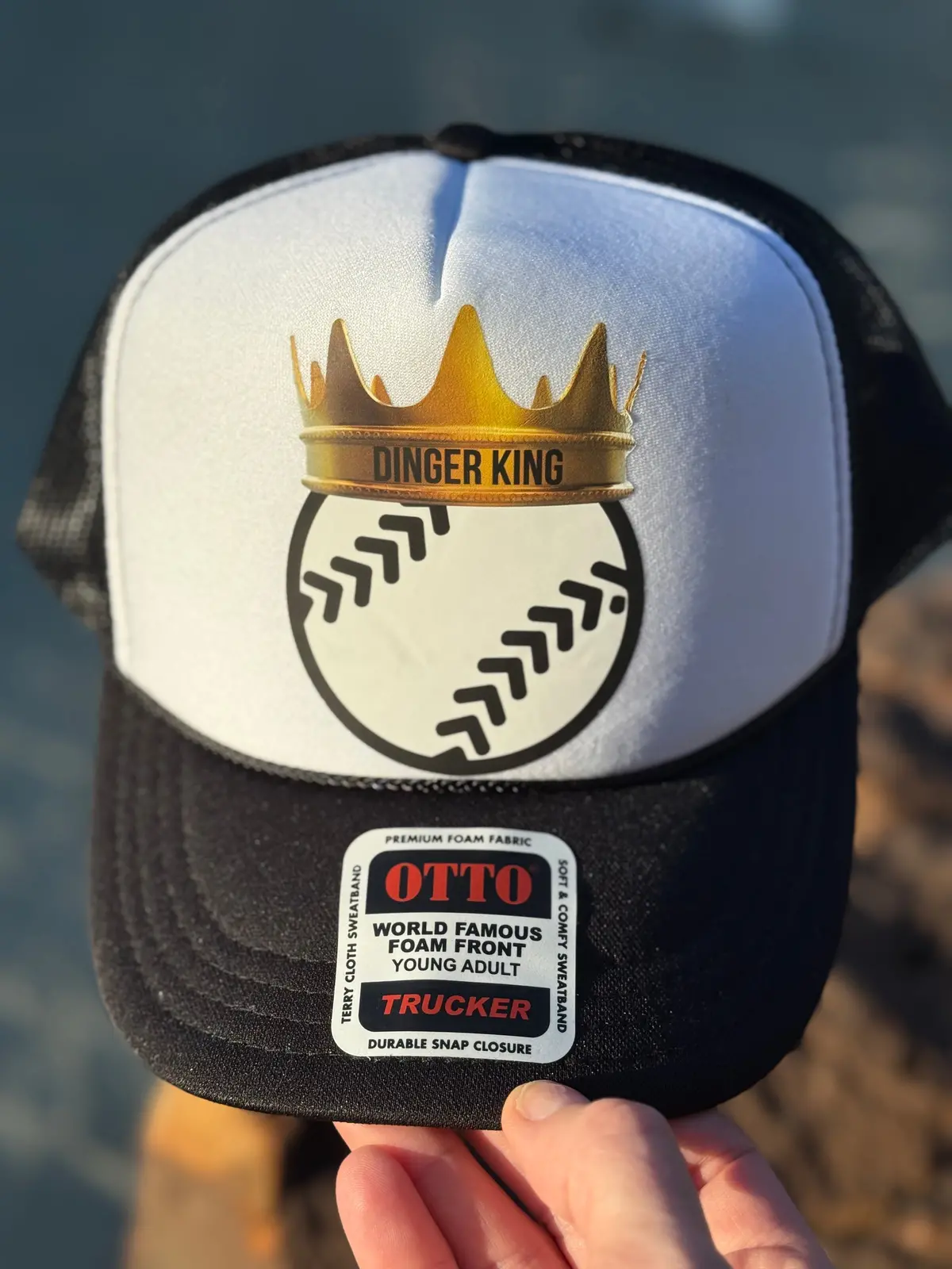 Youth Dinger King Baseball Hat 1