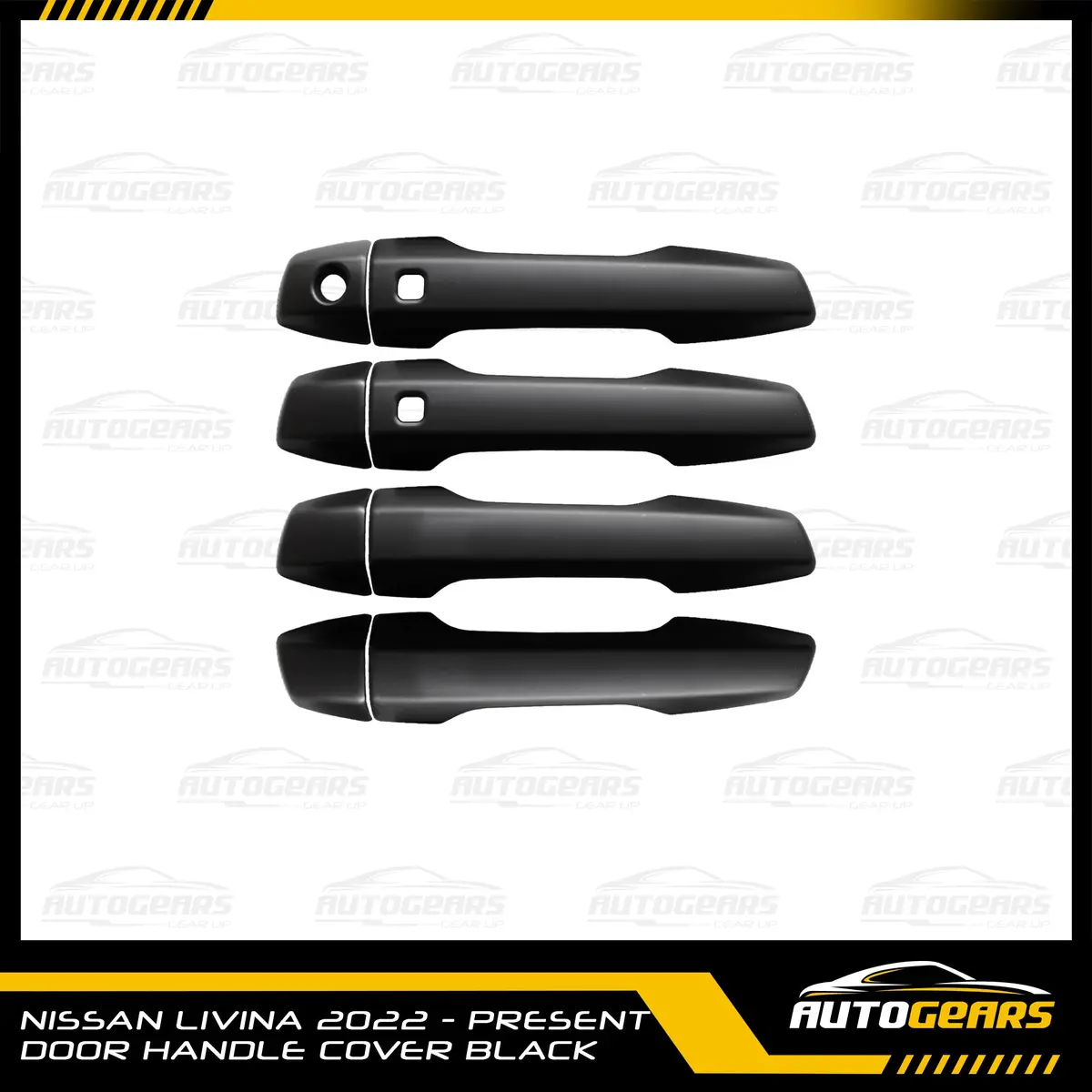 Nissan Livina (2022 - 2026) Door Bowl And Door Handle Cover Matte Black 3