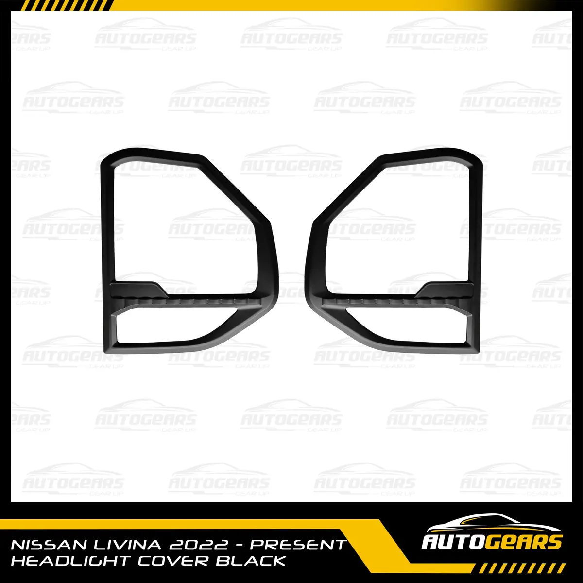 Nissan Livina (2022 - 2026) Headlight And Tail Light Cover Set Matte Black 2