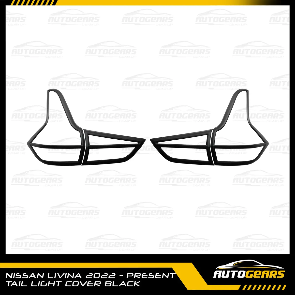 Nissan Livina (2022 - 2026) Headlight And Tail Light Cover Set Matte Black 3