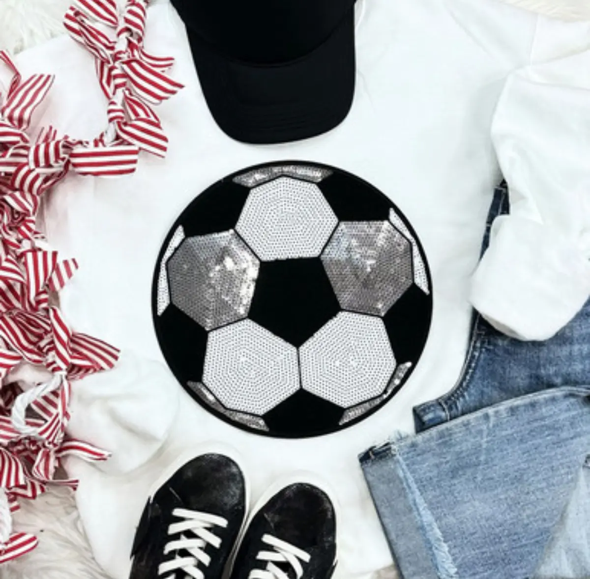 Sequin Soccer Sweatshirt (Various Colors) 1