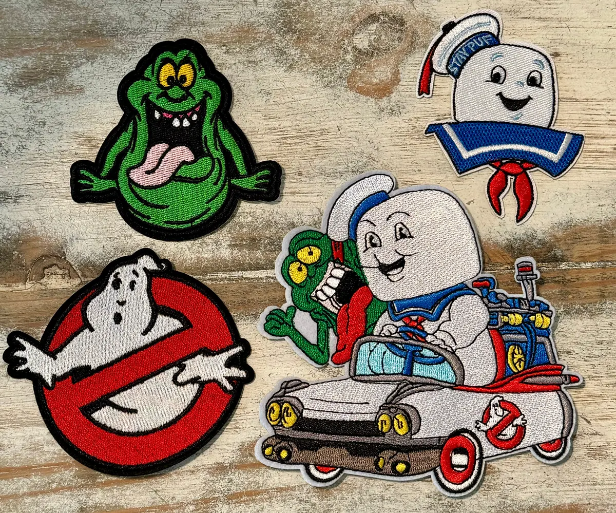 Ghost Halloween Iron On Patches 1