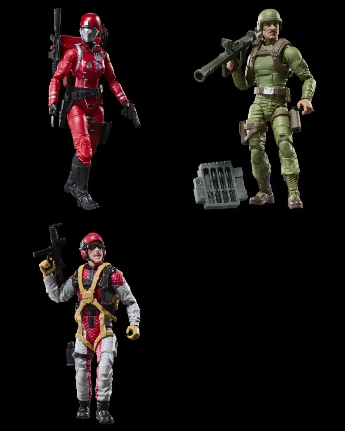 Pre-Order (Deposit) - Gi Joe Classified 2026 Retro Wave 1 (3 Figure Set) 1