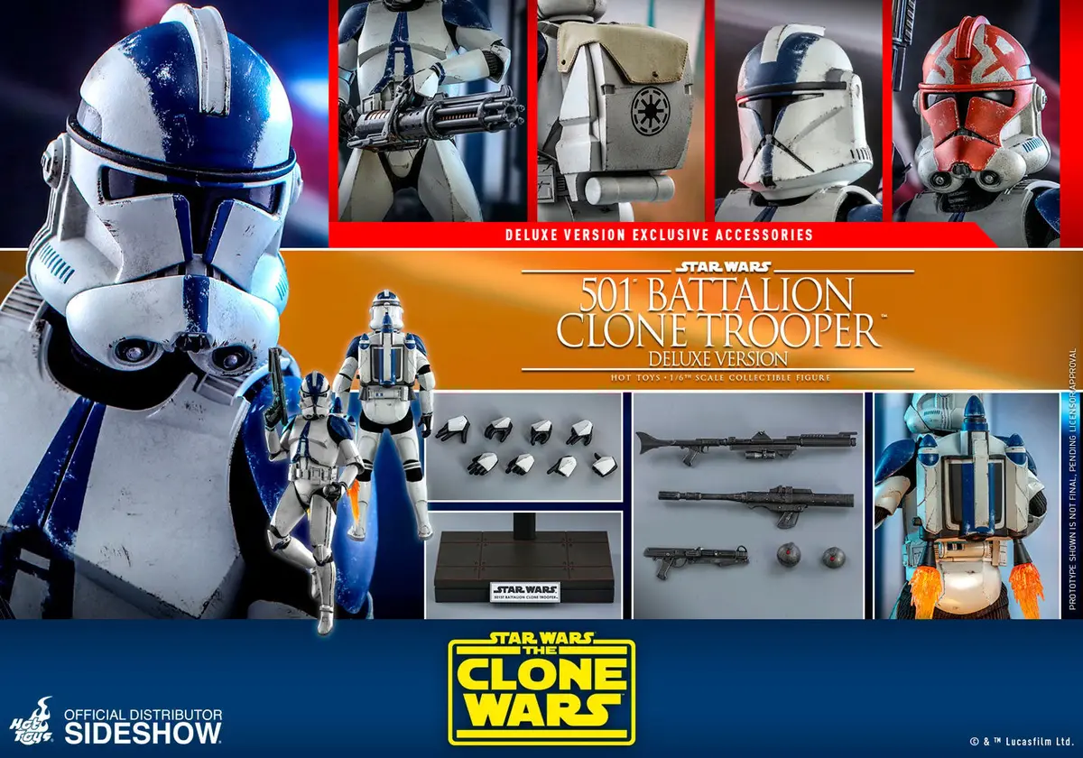 Hot Toys 501St Battalion Clone Trooper (Deluxe) 1/6 Scale Figure 1