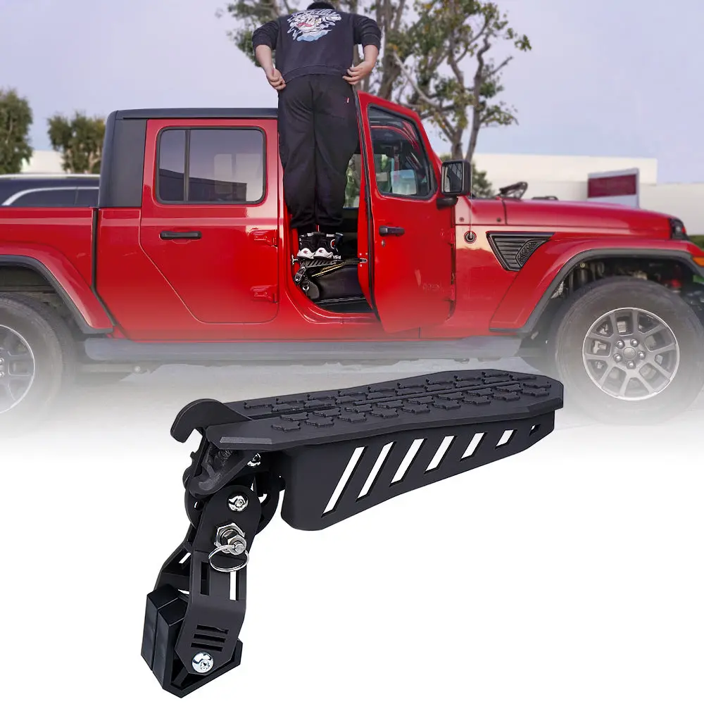Foldable Rooftop Door Step Stand 1