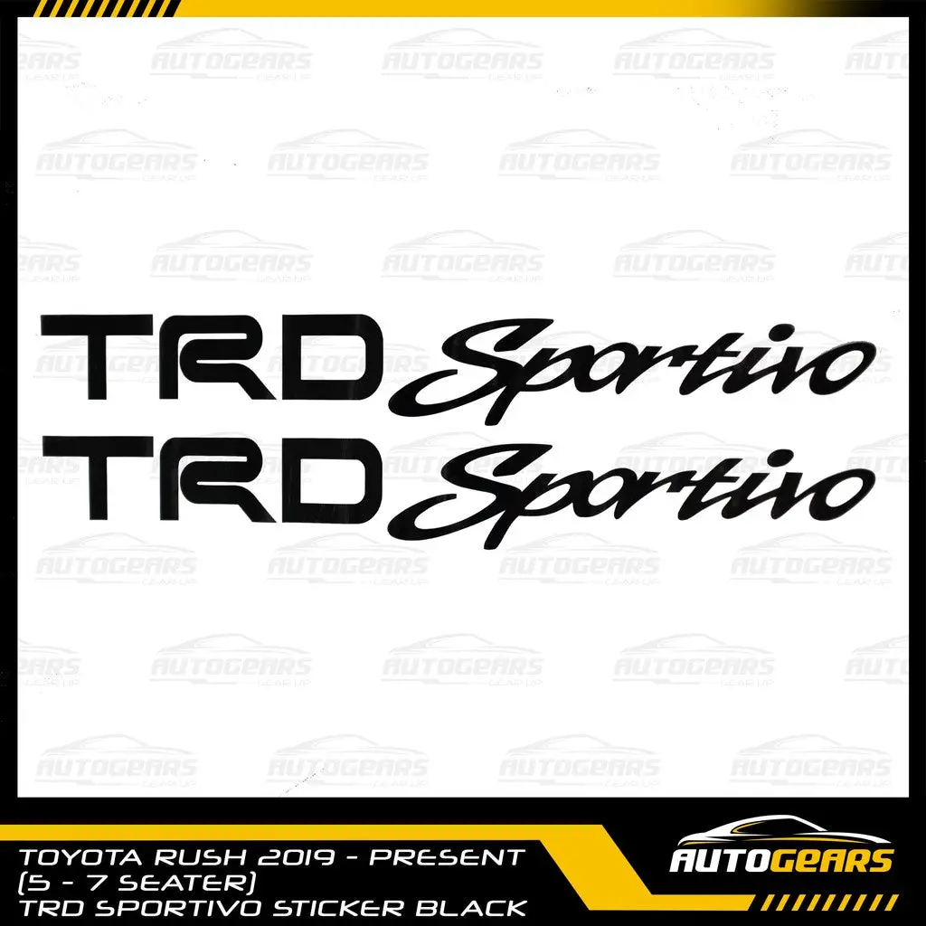 Toyota Rush (2018 - 2026) Trd Sportivo Stickers 1