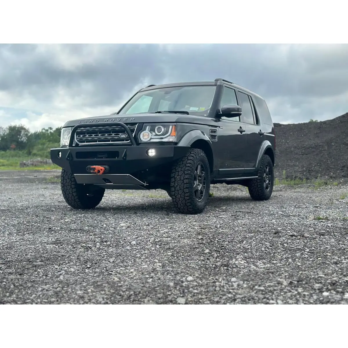 Lucky 8 Off Road Lr4cfe Steel Winch Bumper – Land Rover Lr4 (2010–2016) 1