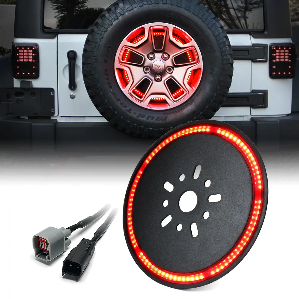 Jeep Wrangler Jk/Jl 14" Spare Tire Brake Light | Typhoon Series 1