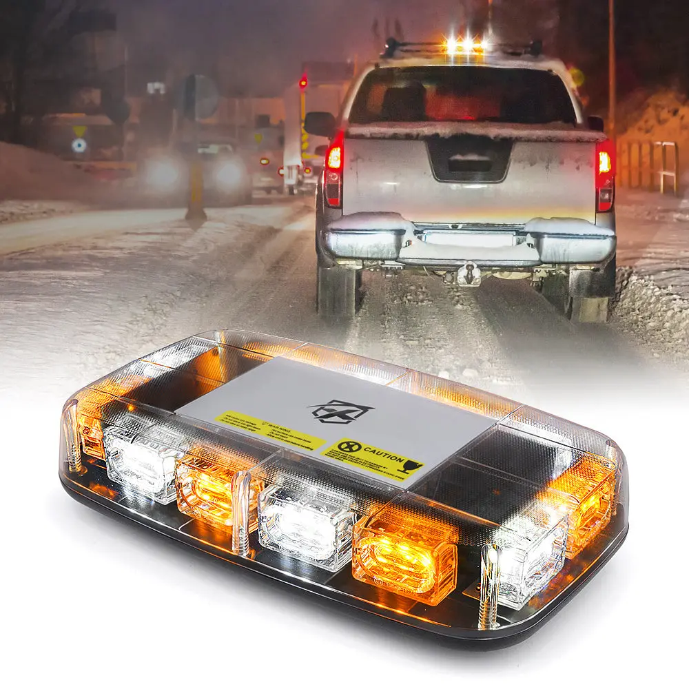 Mini Led Rooftop Strobe Light Bar With Magnetic Base | Blaze 2.0 1