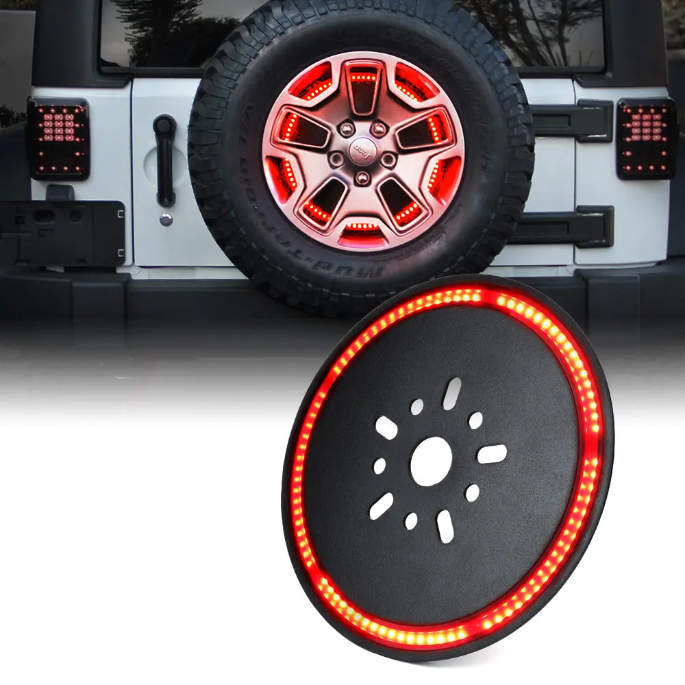 Jeep Wrangler Jk Spare Tire Led Brake Light | Cyclone Series 1