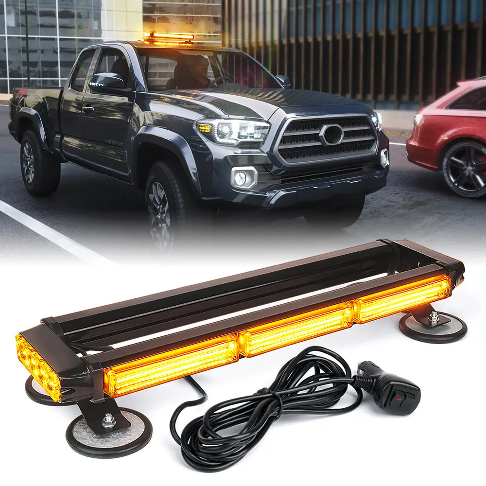 20" Rooftop Led Emergency Light Bar With Magnetic Base | Pursuit Series 1