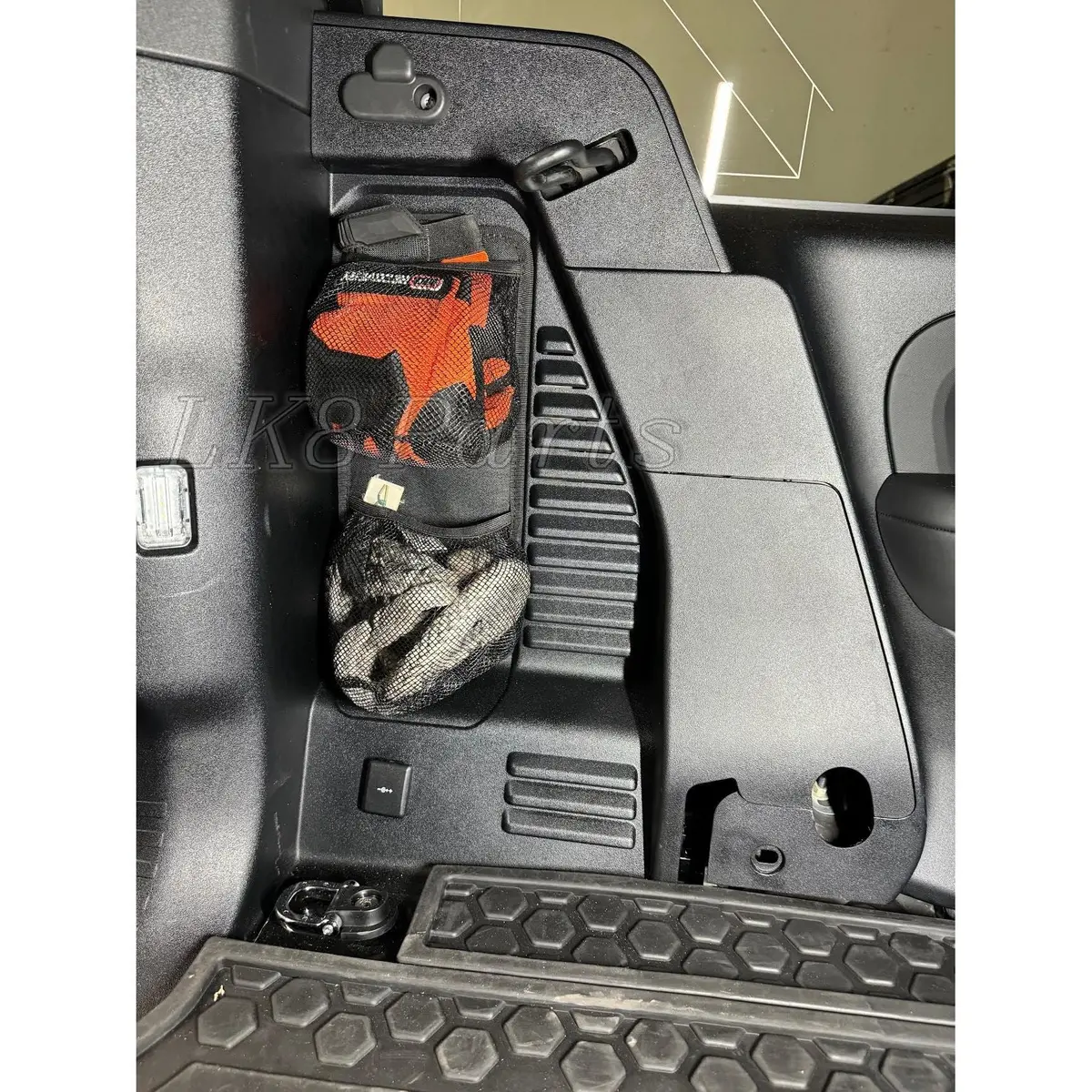 New Defender L663 Rear Cargo Storage Side Pocket 1