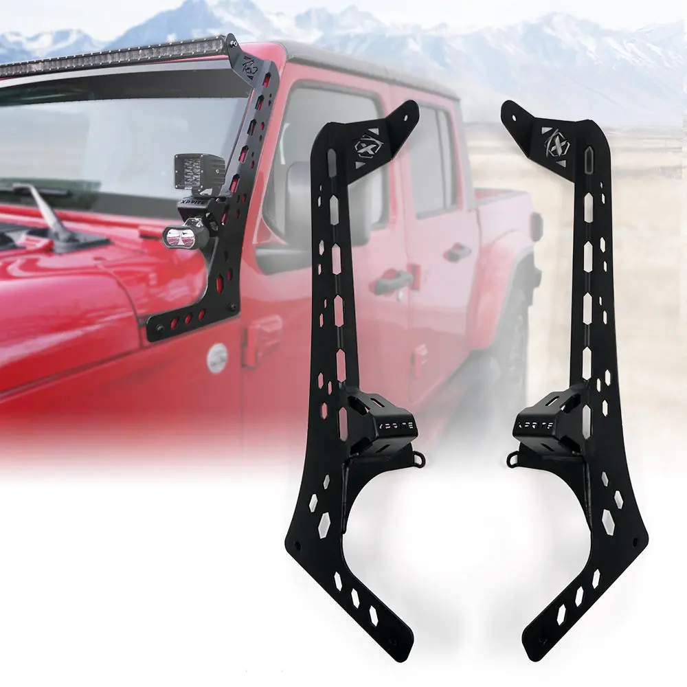 50" Light Bar Bracket For Jeep Wrangler Jl And Jeep Gladiator | Prevail G2 Series 1