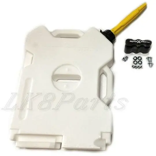 White Rotopax With Standard Pack Mount Kit 1