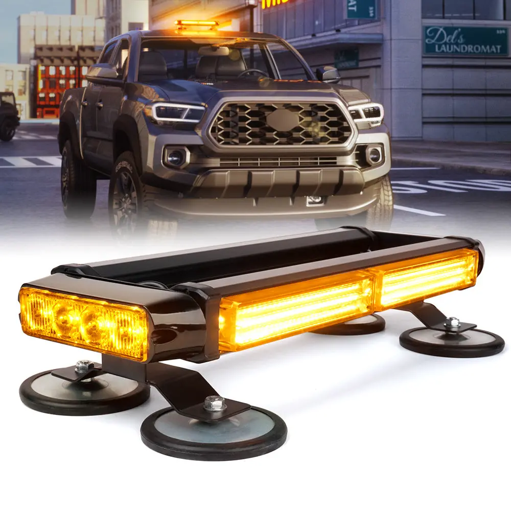 14.5" Mini Strobe Light Bar With Magnetic Mount | Pursuit Series 1
