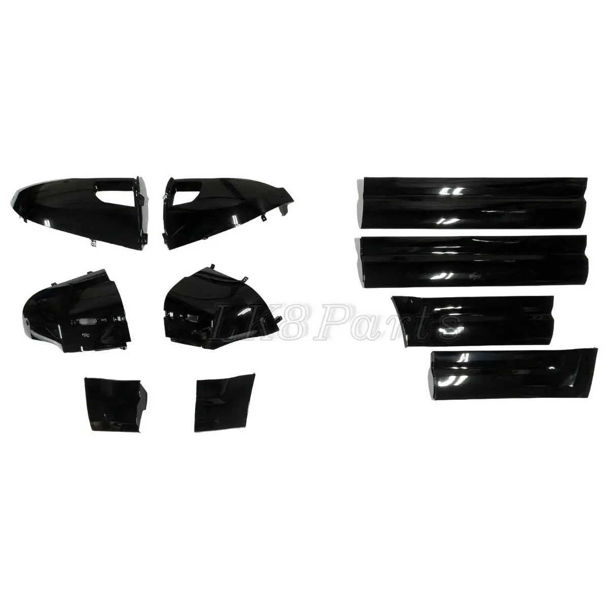 New Defender L663 D110 Gloss Black Body Kit 2