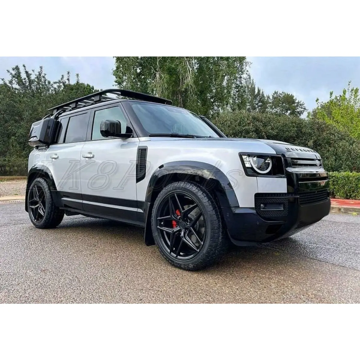 Defender L663 Gloss Black Stealth Pack Fender Flares 1