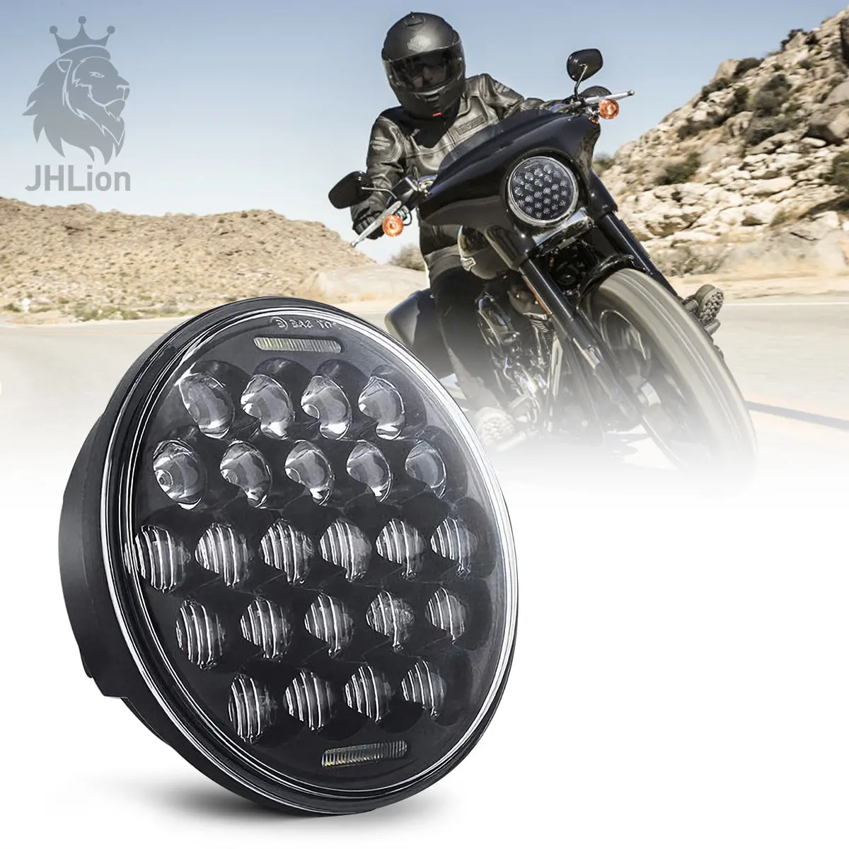 Cree 5-3/4" 5.75" Led Headlight For Led Projector Headlights For Harley Dyna 1