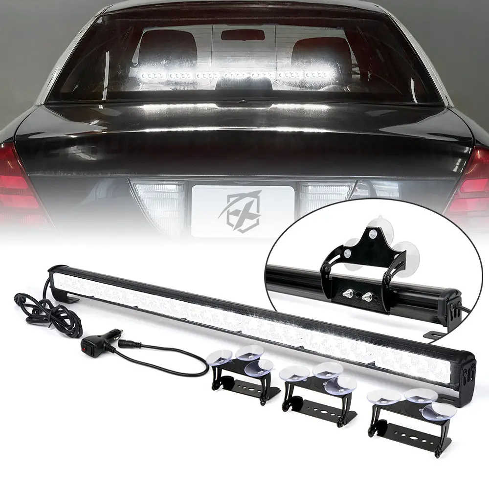31.5" Led Traffic Advisor Light Bar With Suction Cup Mount 2