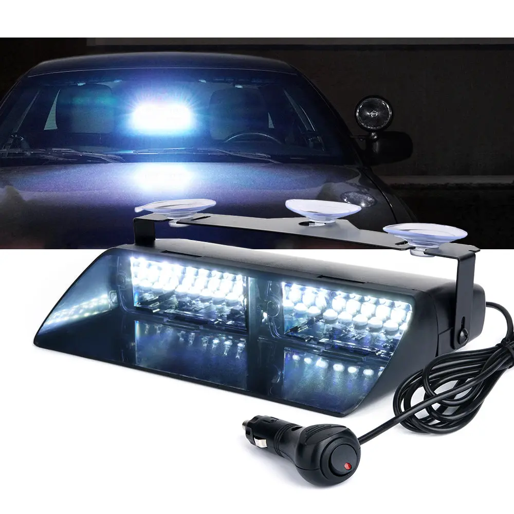 Windshield Led Strobe Lights With Suction Cups | Undercover Series 1