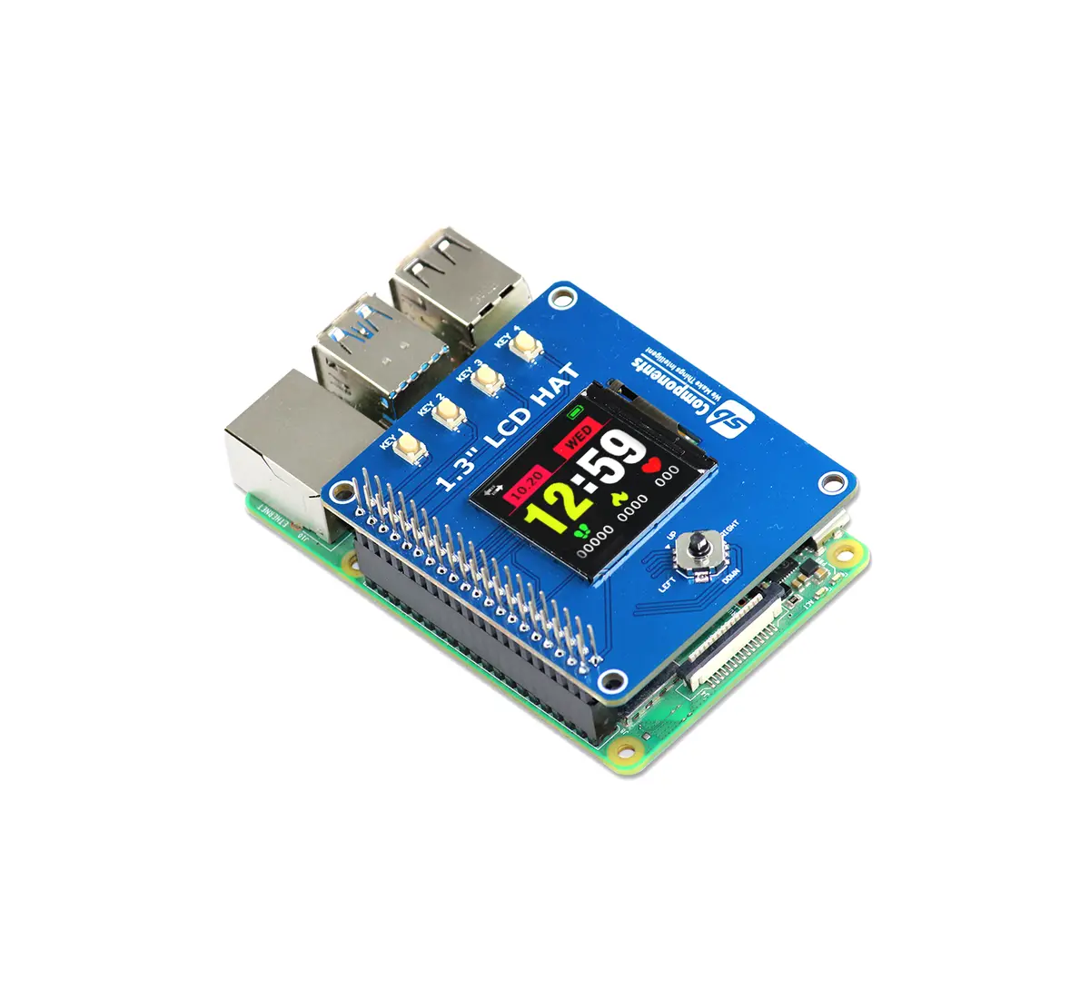 1.3” Lcd Hat For Raspberry Pi 1