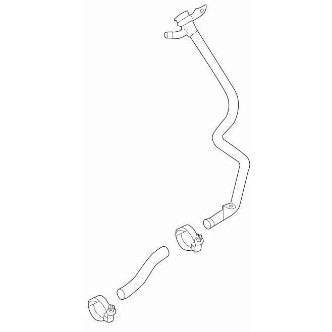 Fuel Filler Neck Genuine Lr082774 1