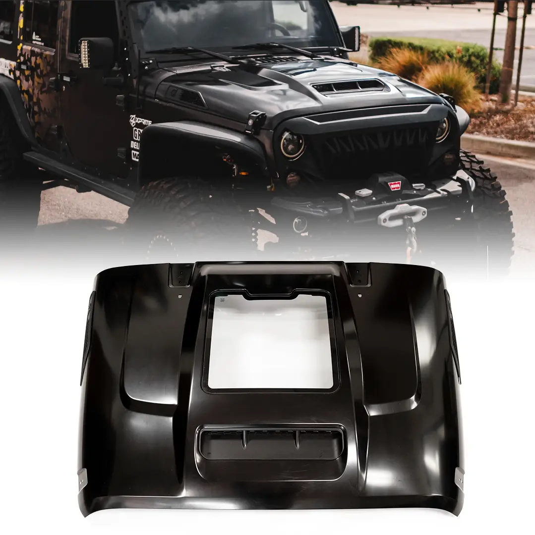 Jeep Wrangler Jk Hood With Visible Engine Interior  | Zr1 1