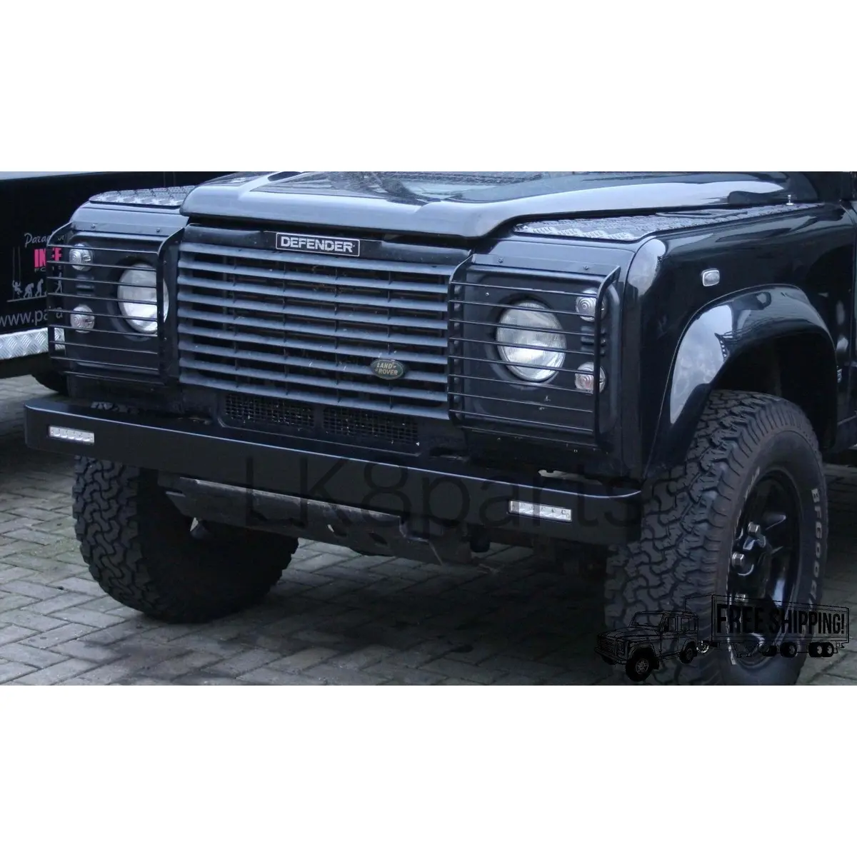 Front Bumper With Integrated Led Light 1