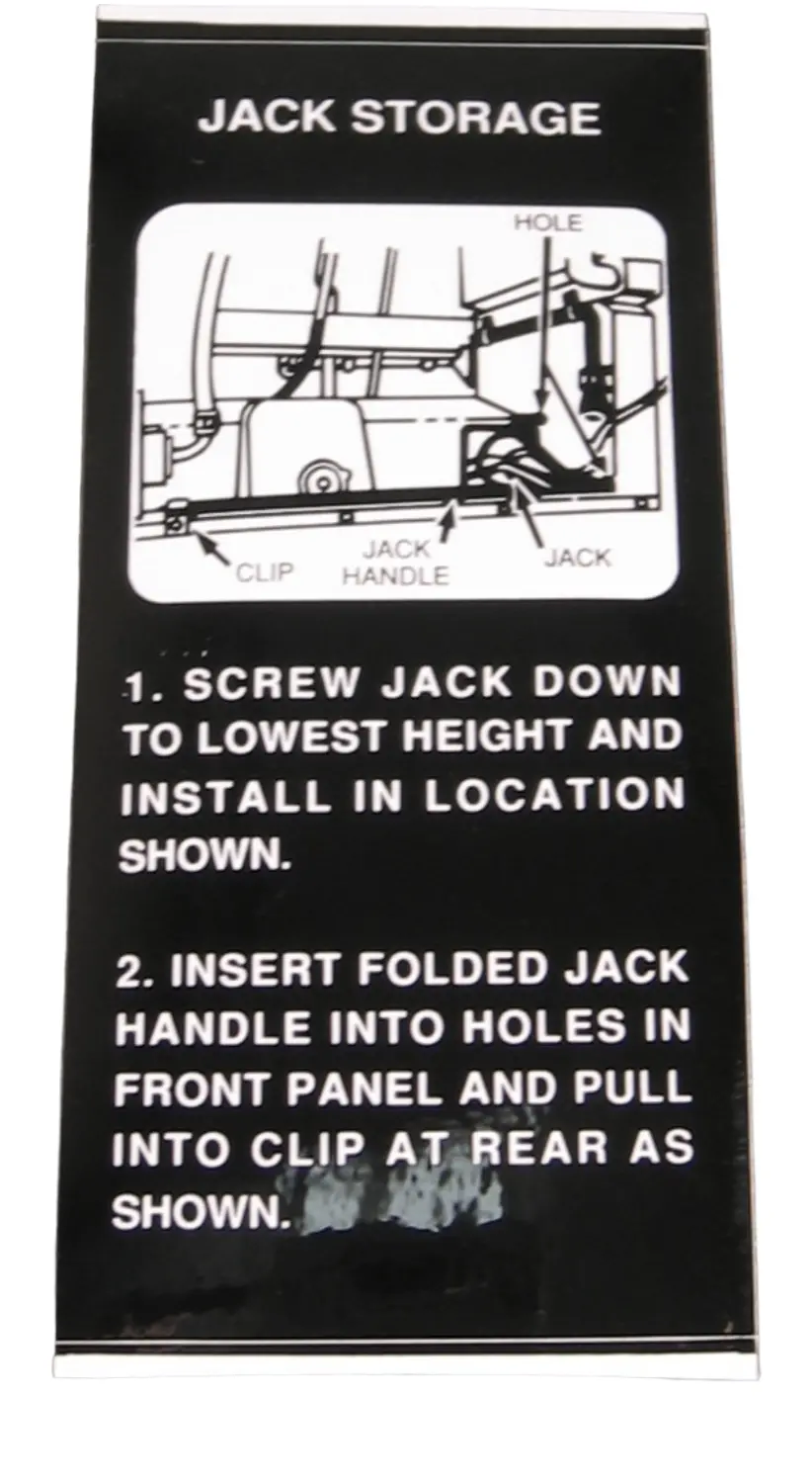 Jack Storage Decal - Scout Ii 1