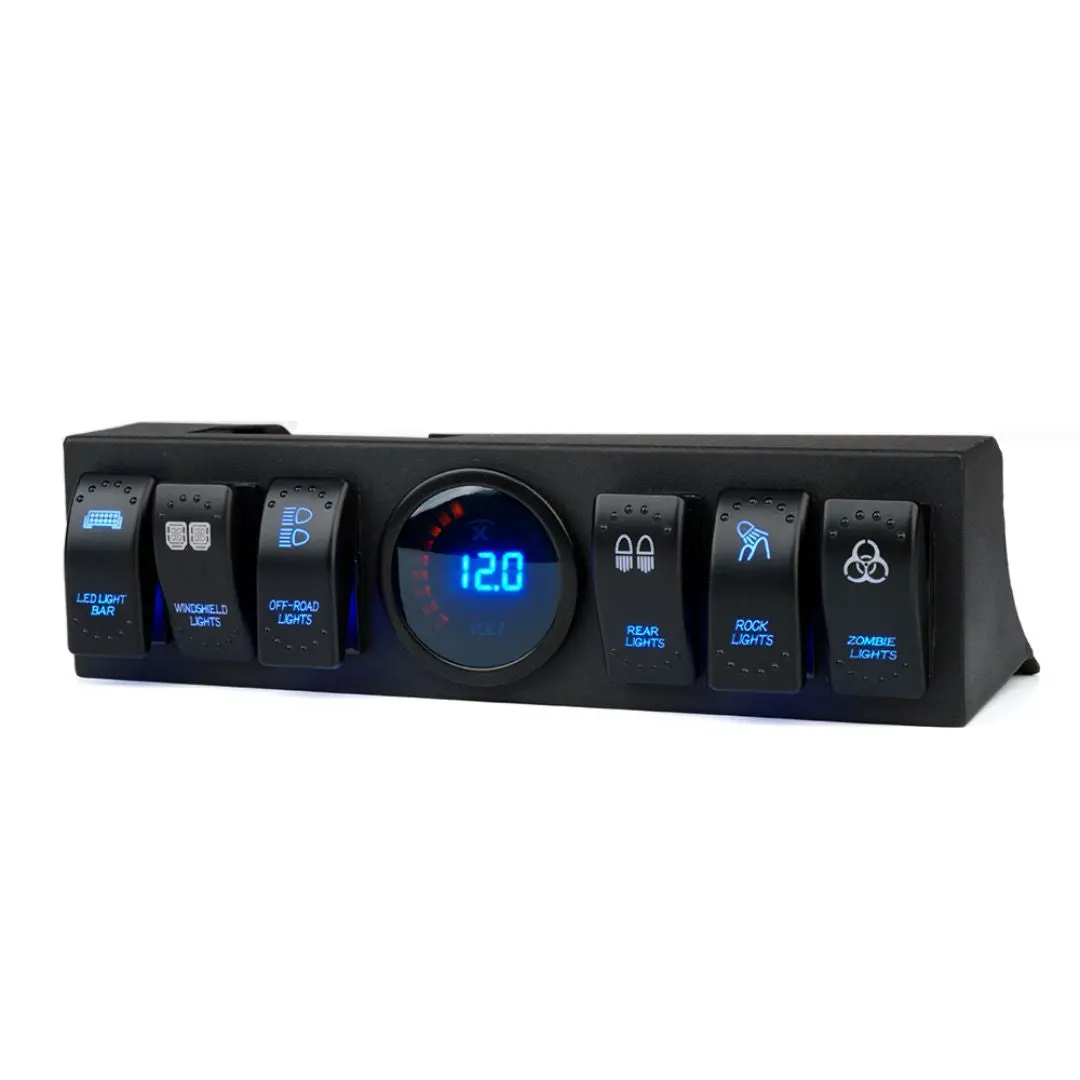 Jeep Wrangler Jk 6 Rocker Switch Panel 1