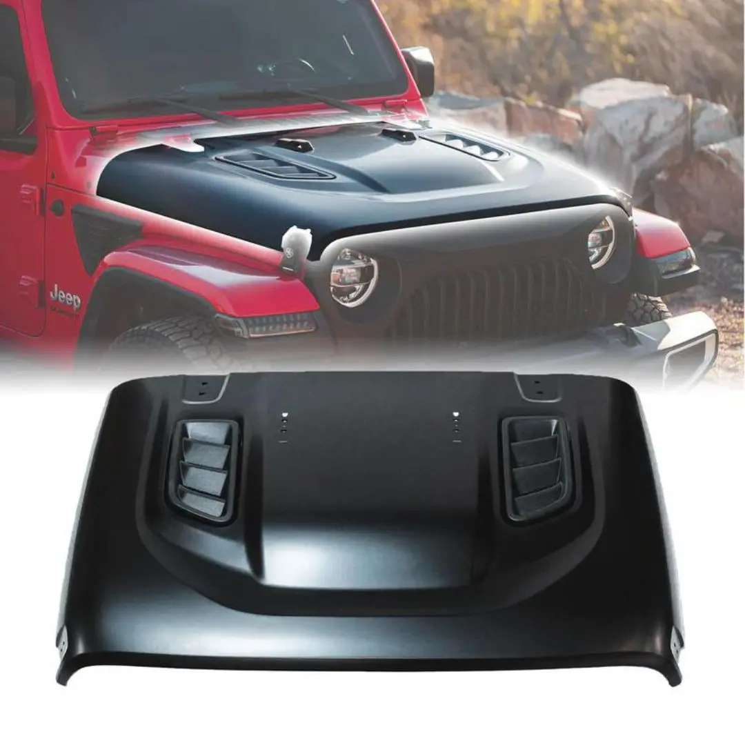 Jeep Wrangler Jl & Gladiator Jt 10Th Anniversary Hood With Functional Air Vents 1