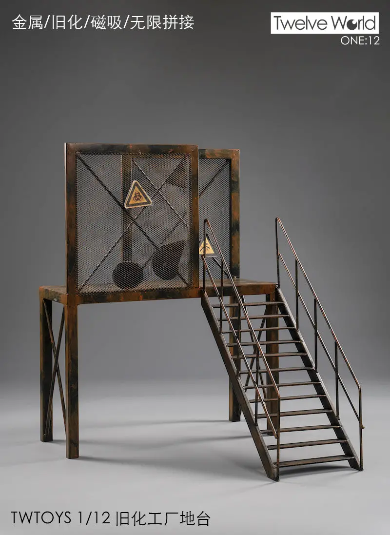 Twtoys Tw1907a - 1/12 Scale Steel Stairs & Platform ($39.95) 1