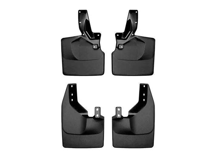 Weathertech No Drill Mud Flaps For 2021+ Ford Bronco W/ 315 Tires & Plastic Bumper Front & Rear Set | 110140-120140 1