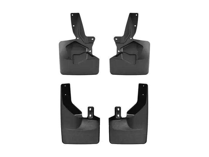 Weathertech No Drill Mud Flaps For 2021+ Ford Bronco Plastic Bumper Front & Rear Set | 110148-120148 1