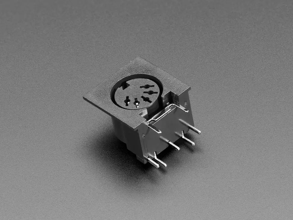 Breadboard-Friendly Midi Jack (5-Pin Din) 1