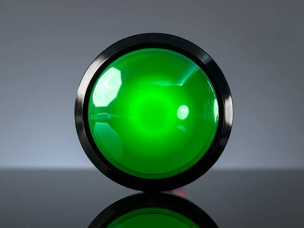 Massive Arcade Button With Led - 100Mm Green 1