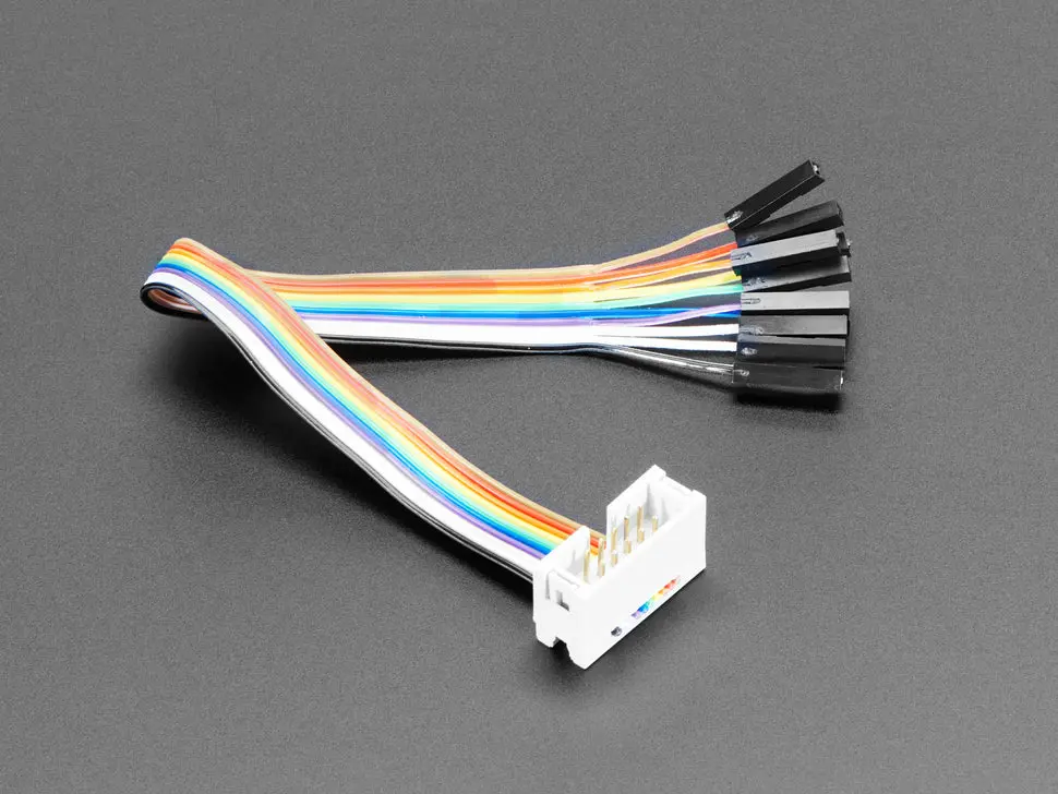 10-Pin Idc Socket Rainbow Breakout Cable 1