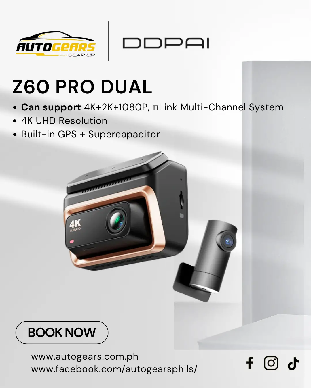 Ddpai Z60 Pro Dual Dashcam 1