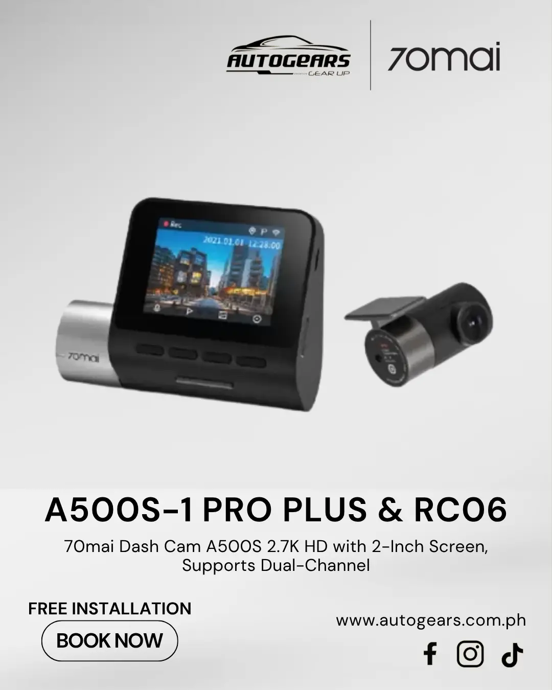 70Mai A500s / A500s-1 Pro Plus+ Dashcam 2