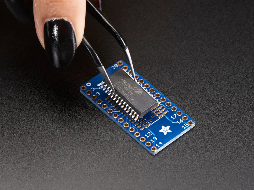 Smt Breakout Pcb For Soic-28 Or Tssop-28 - 3 Pack 1