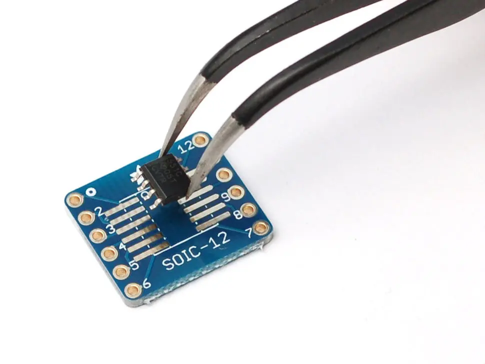 Smt Breakout Pcb For Soic-12 Or Tssop-12 - 6 Pack 1